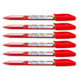 Paper Mate Inkjoy Candy Pop Red Ink Ballpoint Pens Pack of 6  Paper Mate Ballpoint Pen