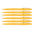 Paper Mate Flair Pens Marigold Felt Tip Pen Medium, Point Guard Pack of 6  Paper Mate Felt Tip Pen