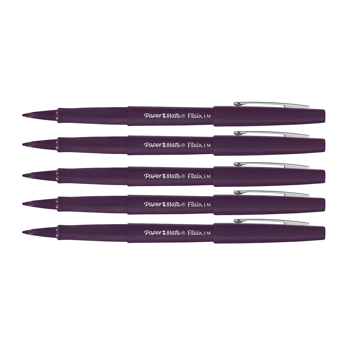 Paper Mate Flair Passion Fruit Felt Tip Pen Medium, Pack of 6  Paper Mate Felt Tip Pen