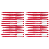 Paper Mate Flair Red Felt Tip Pens Point Guard, Bulk Pack of 24  Paper Mate Felt Tip Pen