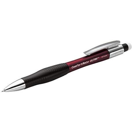 Paper Mate ComfortMate Ultra Mechanical Pencil, Comfort Grip Pencil 0.7 Red Barrel  Paper Mate Pencil