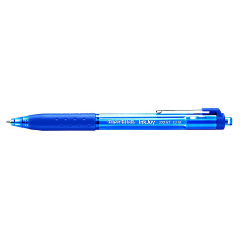 Paper Mate InkJoy Blue Ballpoint Pen 300 RT Retractable Medium Point  Paper Mate Ballpoint Pen