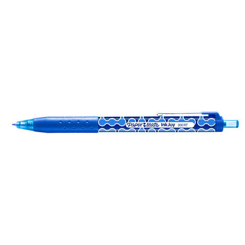 Paper Mate Inkjoy 300RT Blue Pen Fashion Wrap, Blue Medium  Paper Mate Ballpoint Pen