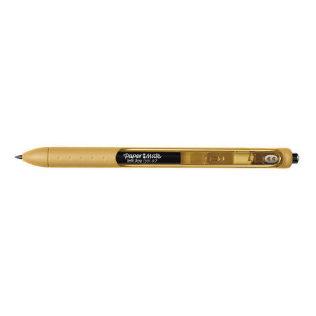 Paper Mate Inkjoy Gel Goldmine Medium Point 0.7 mm Retractable Gel Pen (Gold Gel Ink)  Paper Mate Gel Ink Pens