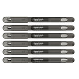 Paper Mate Inkjoy Gel Pen Black Medium 0.7mm Pack of 6