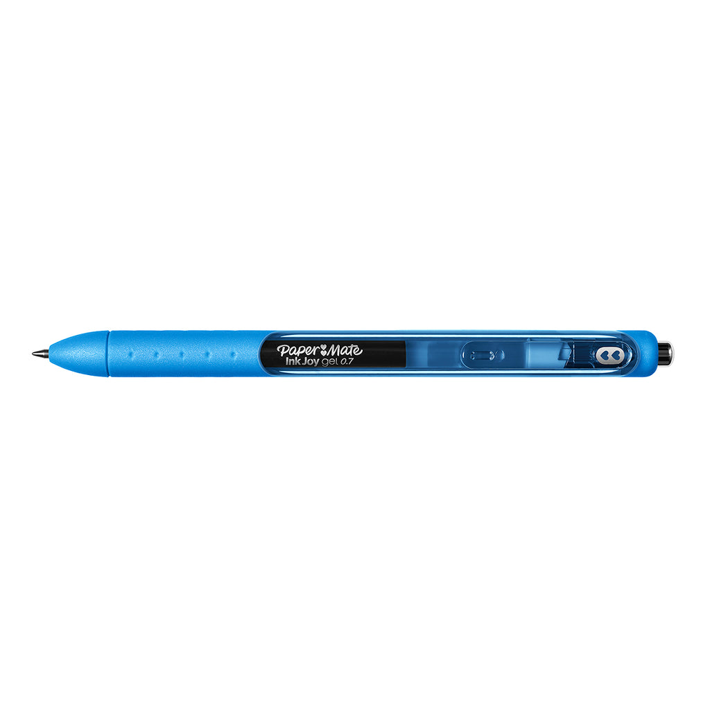 Paper Mate Inkjoy Gel Aquamarine Medium Point 0.7 mm Retractable Gel Pen (Aquamarine Gel Ink)  Paper Mate Gel Ink Pens