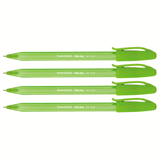 Paper Mate Inkjoy Lime Ink Capped Lime Ballpoint Pens Pack of 4  Paper Mate Ballpoint Pen
