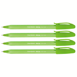 Paper Mate Inkjoy Lime Ink Capped Lime Ballpoint Pens Pack of 4