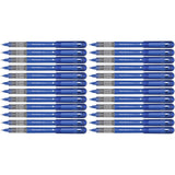 Paper Mate Inkjoy Liquid Needle Point Pen Blue 0.5 Bulk Pack of 24