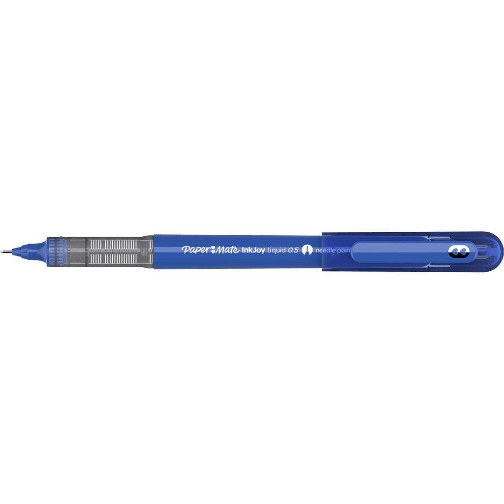 Paper Mate Inkjoy Liquid Needle Point Rollerball Pen Blue 0.5  Paper Mate Ballpoint Pen