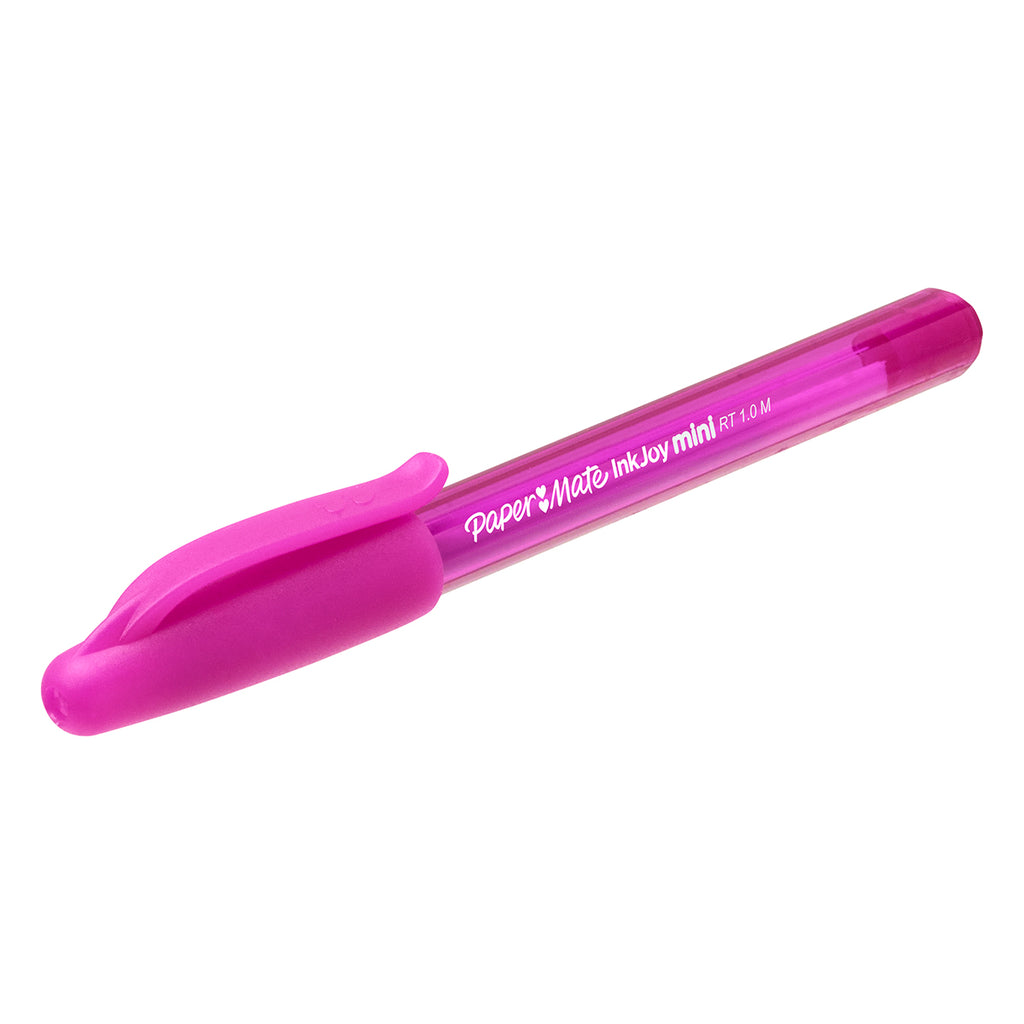Paper Mate InkJoy Mini Magenta Pink Ink Ballpoint Pen, Capped  Paper Mate Ballpoint Pen