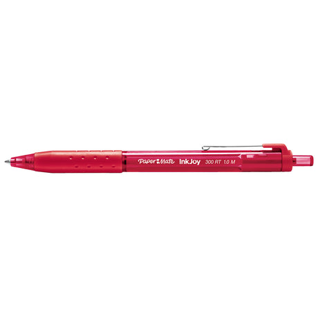 Paper Mate InkJoy Red Ink Ballpoint Pen 300 RT Retractable Medium Point Sold Individually  Paper Mate Ballpoint Pen