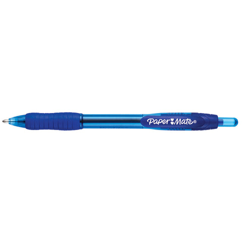 Paper Mate Profile Blue Ballpoint Pen 1.4b Retractable, Bold Point