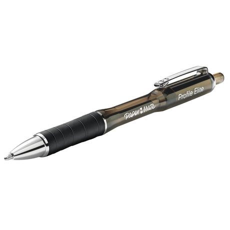 Paper Mate Profile Elite Black Bold Point Retractable Ballpoint Pen  Paper Mate Ballpoint Pen