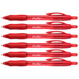 Paper Mate Profile Red 1.4b Ballpoint Pen Retractable, Bold Point Pack Of 6  Paper Mate Ballpoint Pen