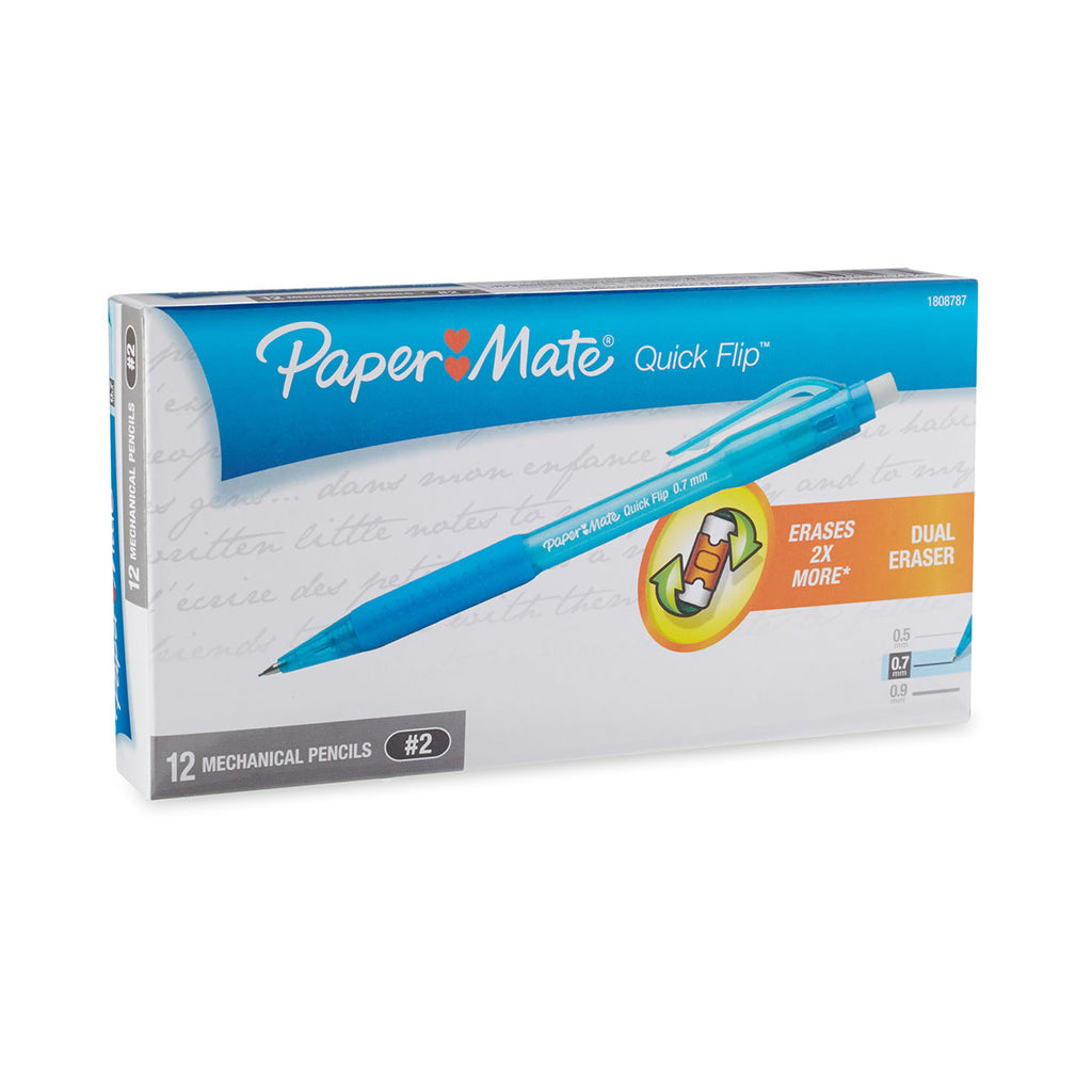Paper Mate Quick Flip Pencils 0.7mm Dozen  Paper Mate Mechanical Pencils
