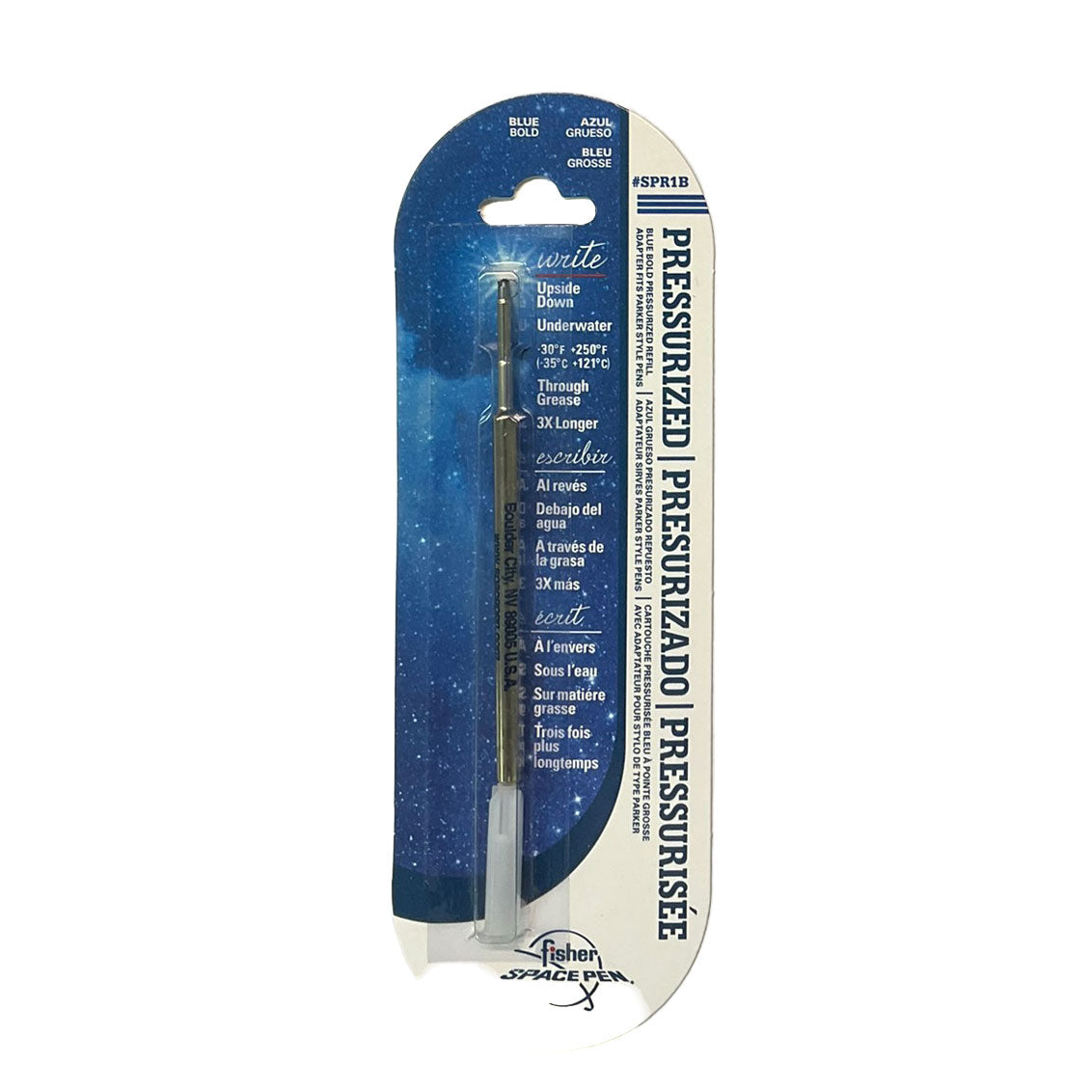 Fisher Space Parker Style Ballpoint Refill, Blue Bold  Fisher Ballpoint Refills