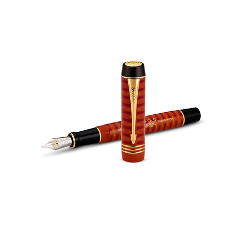 Parker Duofold 100th Anniversary Fountain Pen Red Fine 2123551  Parker Fountain Pens