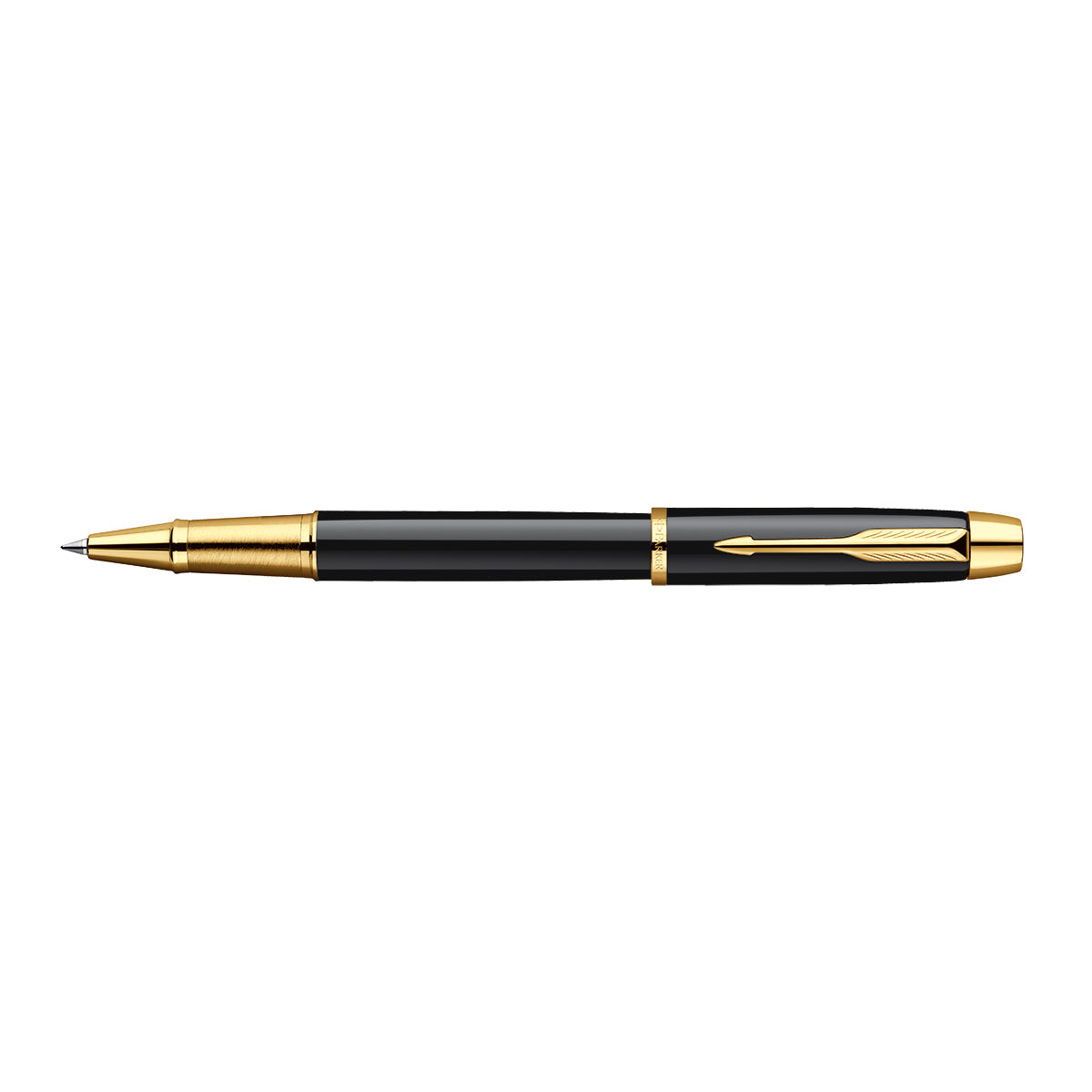 Parker IM Black Gold Trim Rollerball Pen  Parker Ballpoint Pen