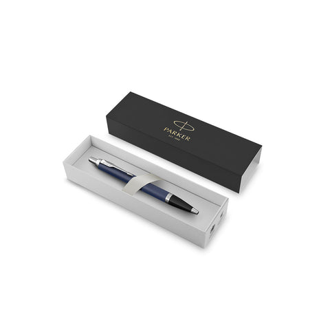 Parker IM Blue Pen with Gift Box, Black Ink  Parker Ballpoint Pen