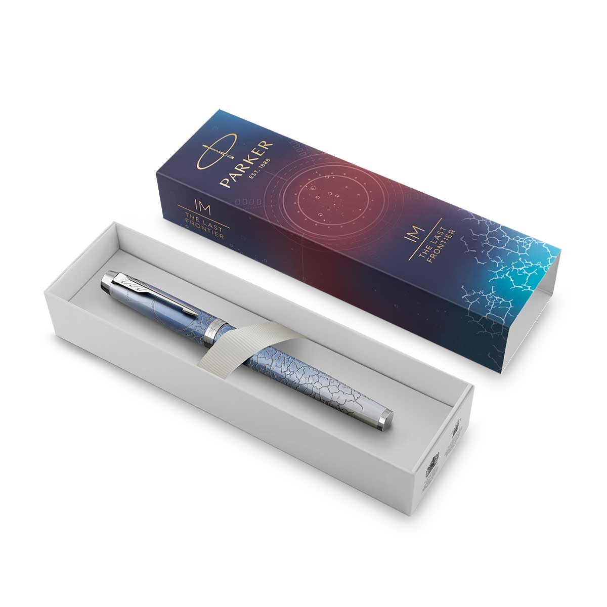 Parker IM Polar Blue Ice Fountain Pen Fine  Parker Fountain Pens