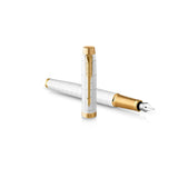 Parker IM Fountain Pen Pearl Gold trim