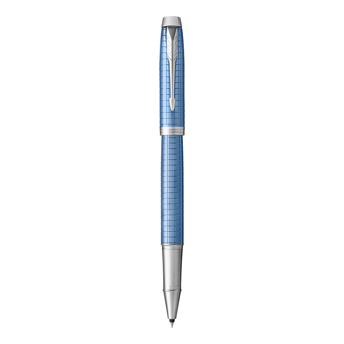 Parker IM Premium Blue Chrome Trim Rollerball Pen , Black Ink  Parker Rollerball Pens