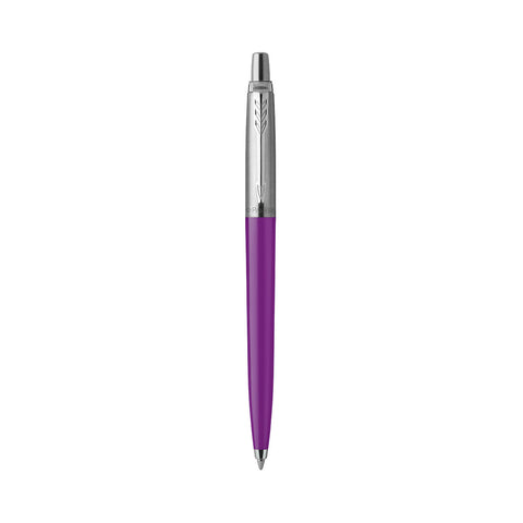 Parker Jotter Amethyst Purple Ballpoint Pen, Blue Ink
