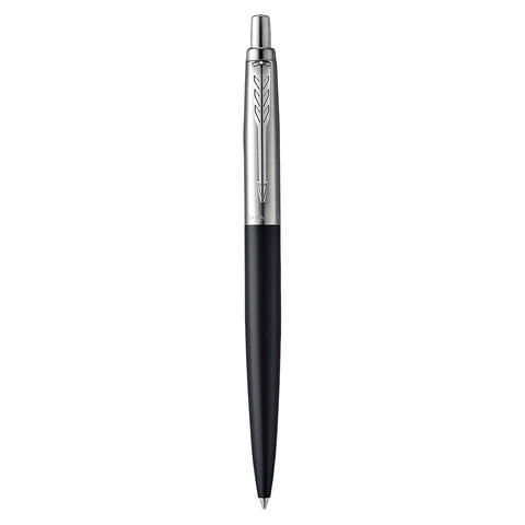 Parker Jotter Bond Street, Matte Black and Chrome, Ballpoint Pen (Black Ink)  Parker Ballpoint Pen