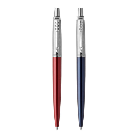 Parker Jotter Gel Pens Royal Blue and Red Gift Set, Blue Ink  Parker Ballpoint Pen
