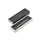 Parker Jotter Stainless Steel Gold Trim Gel Pen, Black Ink - Made In France  Parker Gel Ink Pens