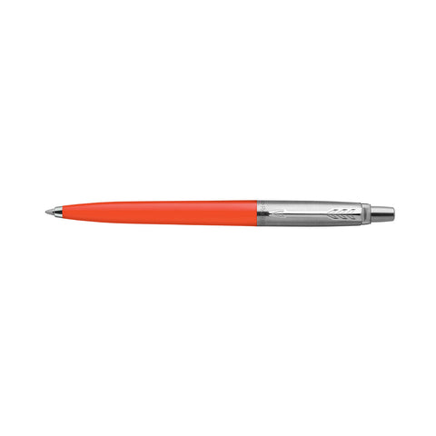 Parker Jotter Vermillion Red Ballpoint Pen, Blue Ink  Parker Ballpoint Pen