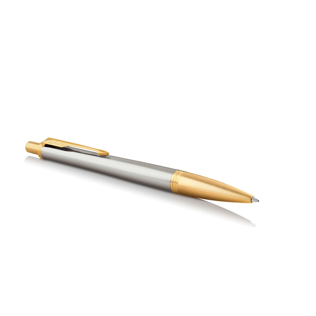 Parker Urban Premium Aureate Powder Gold Trim Aluminum Ballpoint Pen, in Gift Box - 1931573  Parker Ballpoint Pen