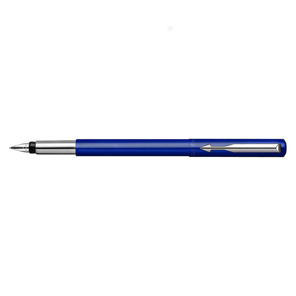 Parker Vector Blue Fountain Pen Fine Nib Refillable Made in France  Parker Fountain Pens