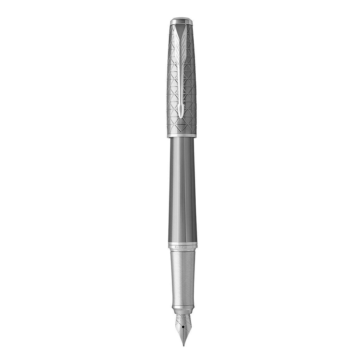 Parker Urban Premium Powdered Silver Fountain Pen, Medium