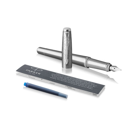 Parker Urban Premium Powdered Silver, Medium  Parker Fountain Pens