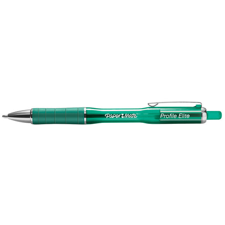 Paper Mate Profile Elite Green Ballpoint Pen 1.4mm Bold  Paper Mate Ballpoint Pen