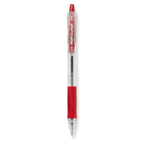 Pilot Easy Touch Red Ballpoint Pen, Fine, Retractable  Pilot Rollerball Pens