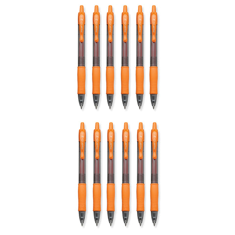 Pilot G2 7 Orange, Fine Tip, Orange Ink Gel Pen, 0.7MM - 31265, Dozen  Pilot Gel Ink Pens