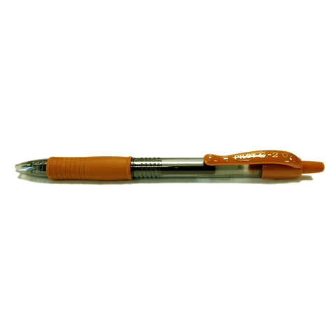 Pilot G2 Caramel Fine Point Gel Pen 0.7 mm 11076  Pilot Gel Ink Pens