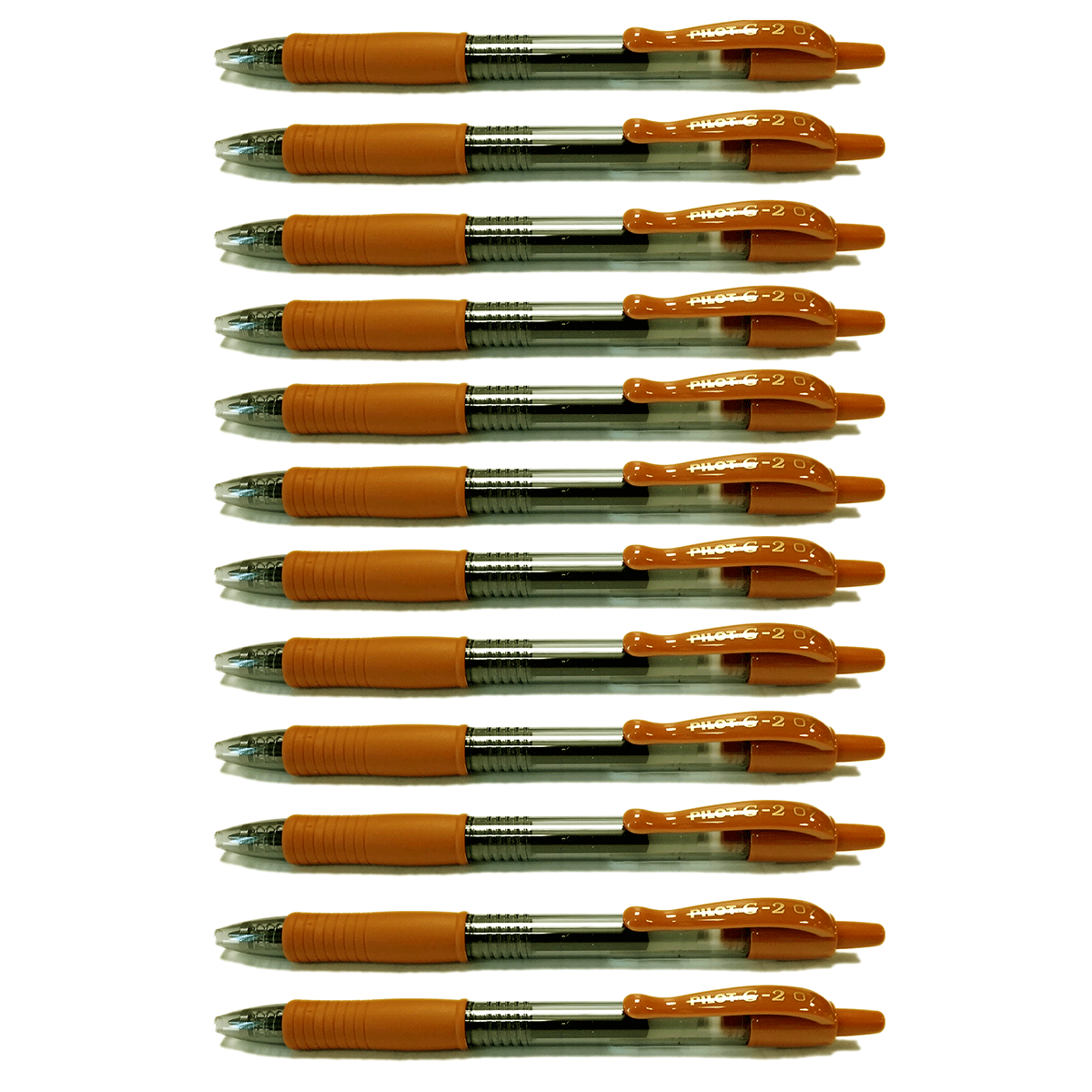 Pilot G2 Caramel Fine Point Gel Pens 0.7 mm 11076 Box Of 12  Pilot Gel Ink Pens
