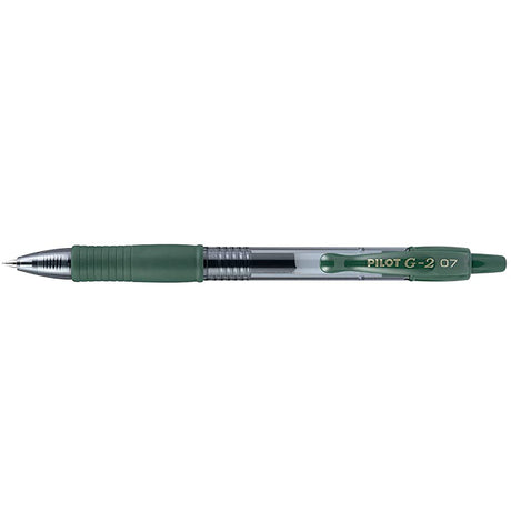 Pilot G2 Hunter Green Fine Point Gel Pen 0.7 mm 11079  Pilot Gel Ink Pens
