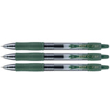 Pilot G2 Hunter Green Fine Point Gel Pen 0.7 mm Pack of 3  Pilot Gel Ink Pens