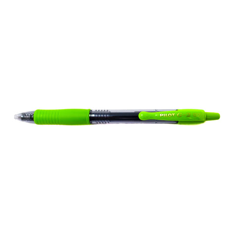 Pilot G2 7 Lime Gel Pen, Fine 0.7MM - 31118  Pilot Gel Ink Pens