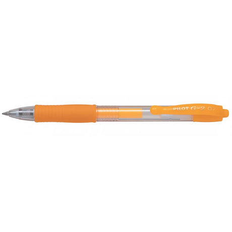 Pilot G2 7 Neon Apricot, Fine Gel Pen, 0.7MM - 13953  Pilot Gel Ink Pens