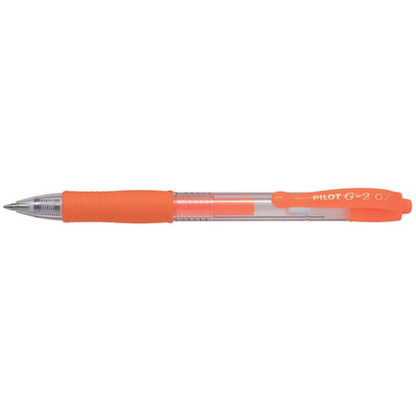 Pilot G2 7 Neon Orange, Fine Gel Pen, 0.7MM - 13959  Pilot Gel Ink Pens