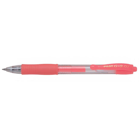 Pilot G2 7 Neon Red, Fine Gel Pen, 0.7MM - 13965  Pilot Gel Ink Pens