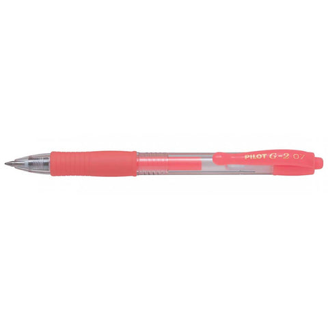 Pilot G2 7 Neon Red, Fine Gel Pen, 0.7MM - 13965