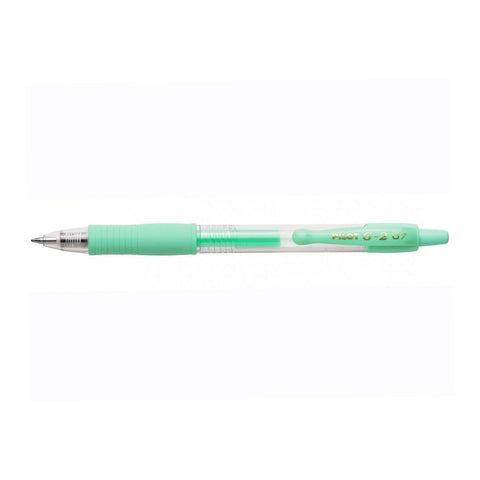 Pilot G2 7 Pastel Green, Fine Gel Pen, 0.7MM - 12781
