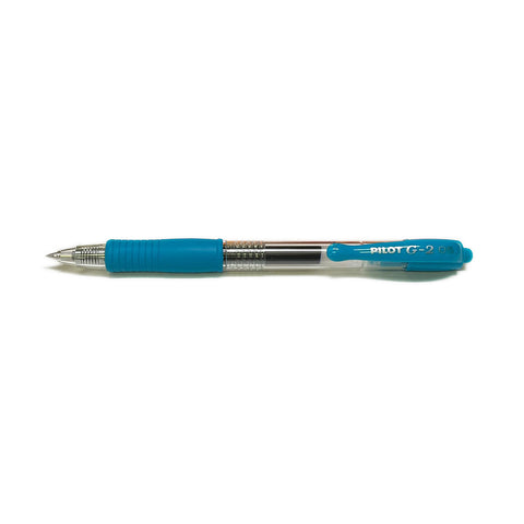 Pilot G2 Turquoise Extra Fine Gel Pen 0.5mm  Pilot Gel Ink Pens